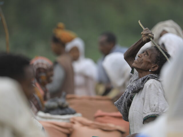 A woman in a market in Shawra - Central Gondar
