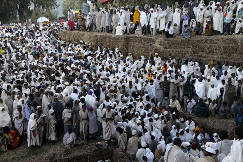 Ethiopian Christmas Festival Celebration at Lalibela